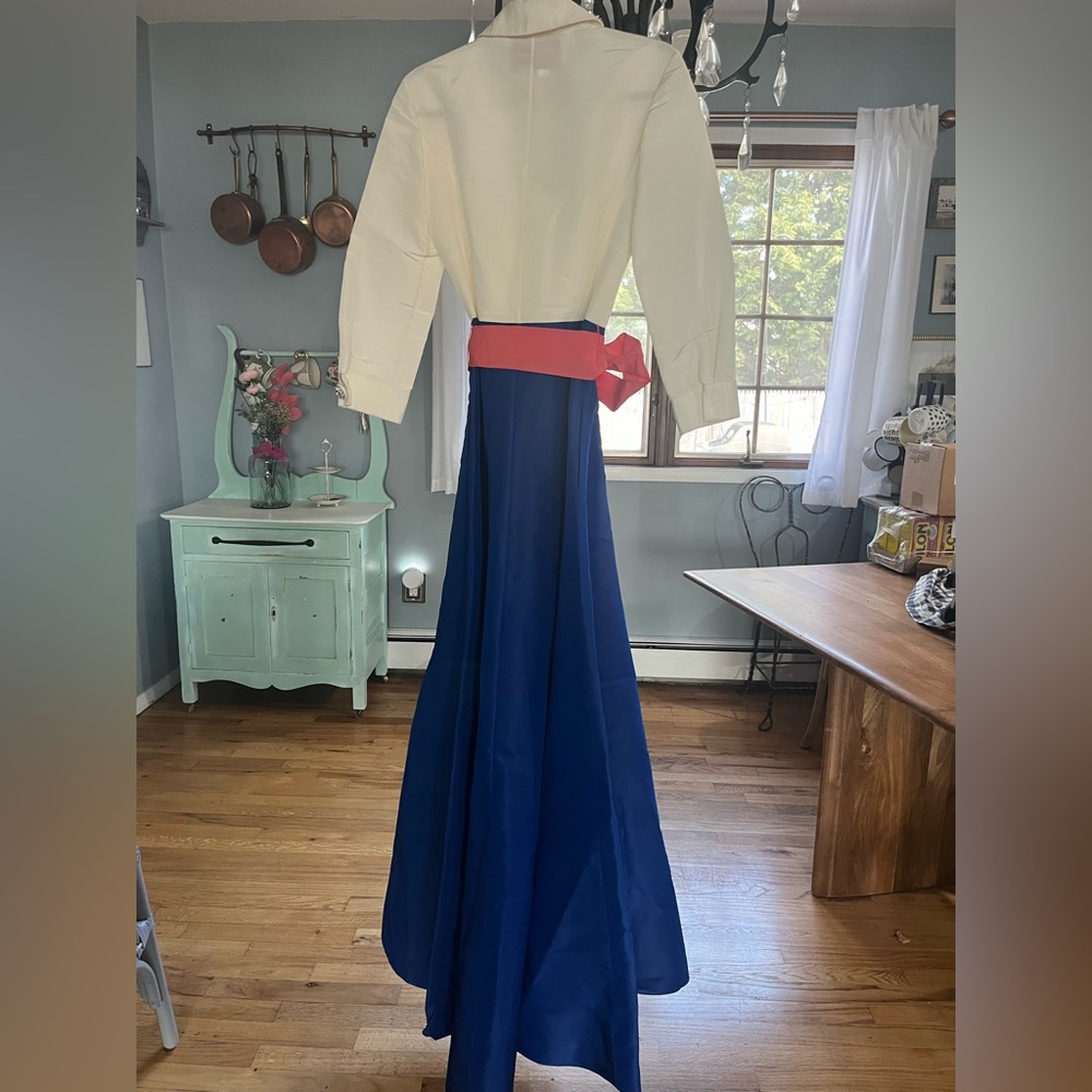 Carolina Herrera Panelled Bow-Detail Shirt Gown ** NWT** - Picture 5 of 11